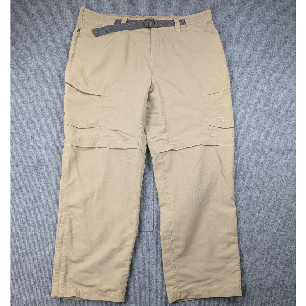 The North Face Convertible Pants Mens XL Cargo Outdoor Utility Hiking Belted